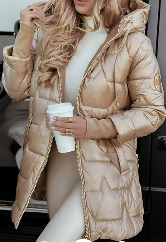 Drune | Stylische Daunenjacke mit Kapuze für Damen