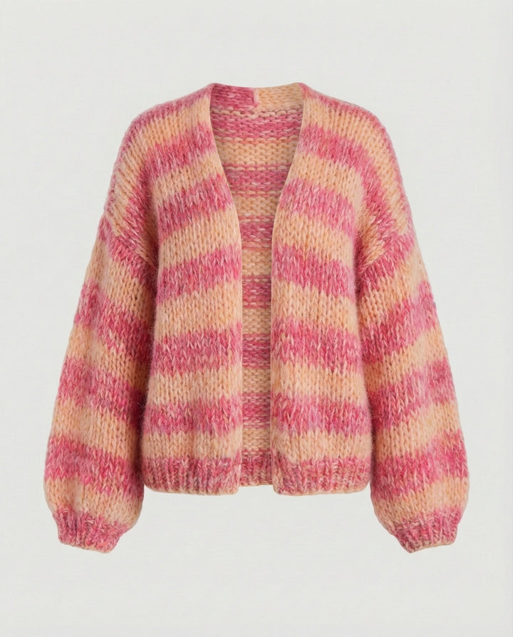 Drune | Bunte Patchwork Strickjacke Für Damen