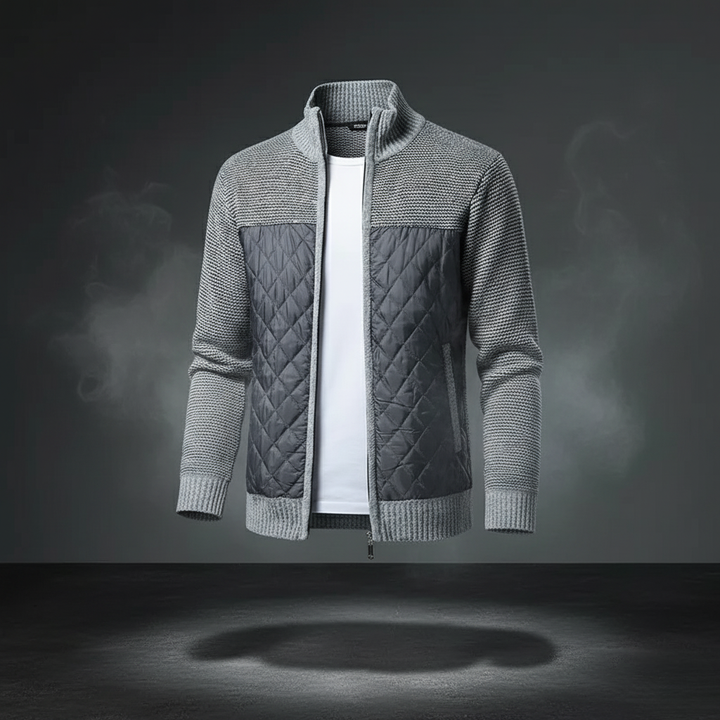 Drune | Gepolsterte gestrickte Herrenjacke