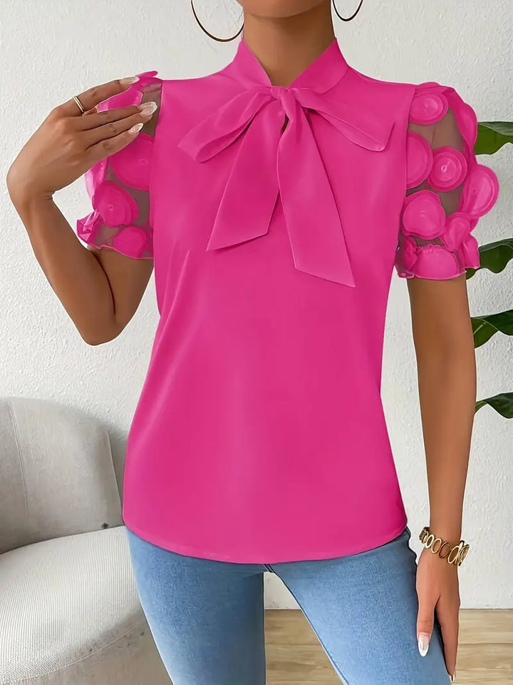 Drune | Bluse mit Transparenten Puffärmeln