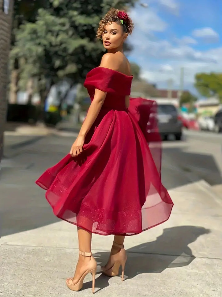 Drune | Stilvolle Strapless Brautfestkleid Mit Spirit