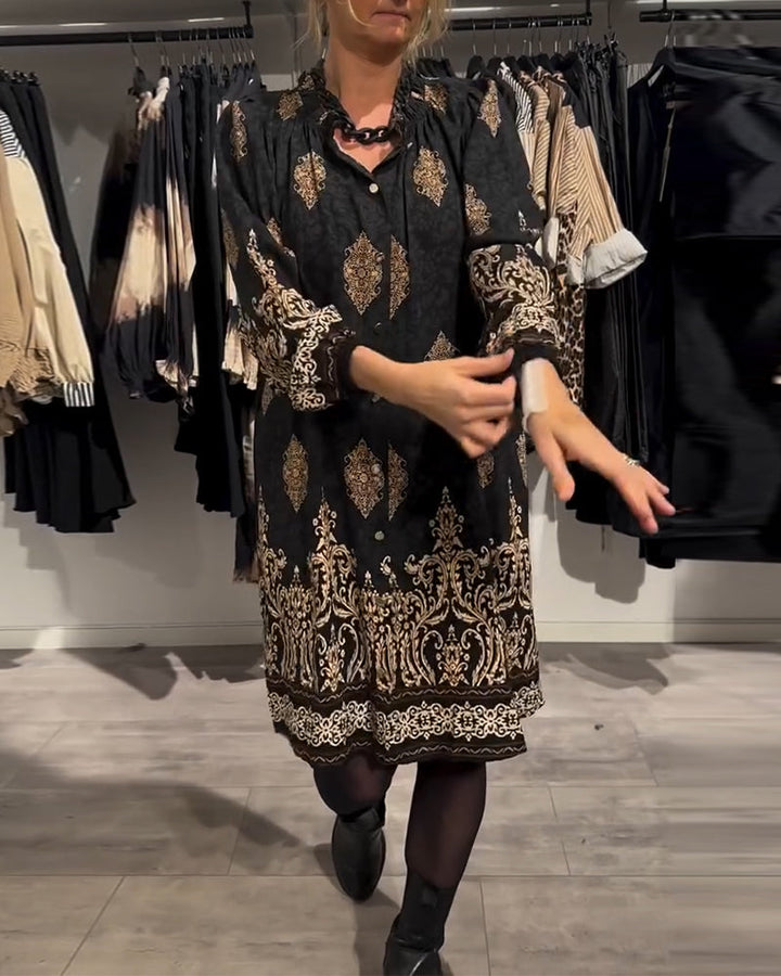 Drune | Revers und Button Down Vintage Print