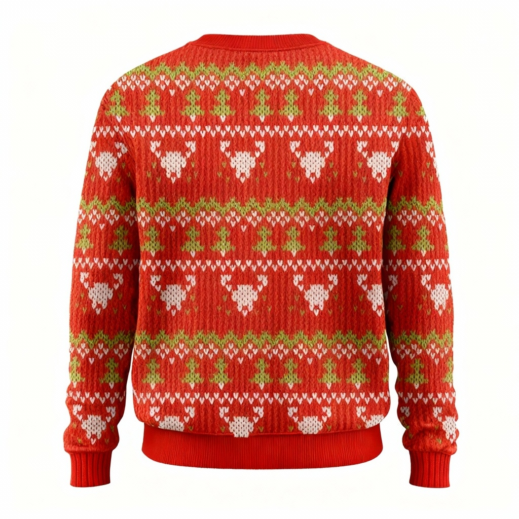 Drune | Lustiger Hässlicher Weihnachtspullover für Männer & Frauen - Weihnachtsmann Druck