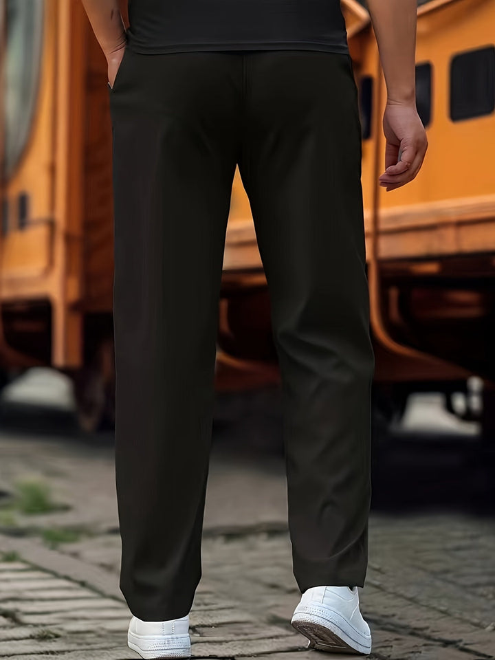 Drune | Stilvolle Kordelzug Athletische Hosen mit Taschen für Herren