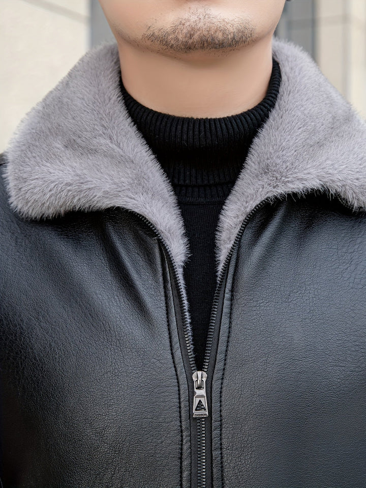 Drune | Bequeme Warme Lederjacke