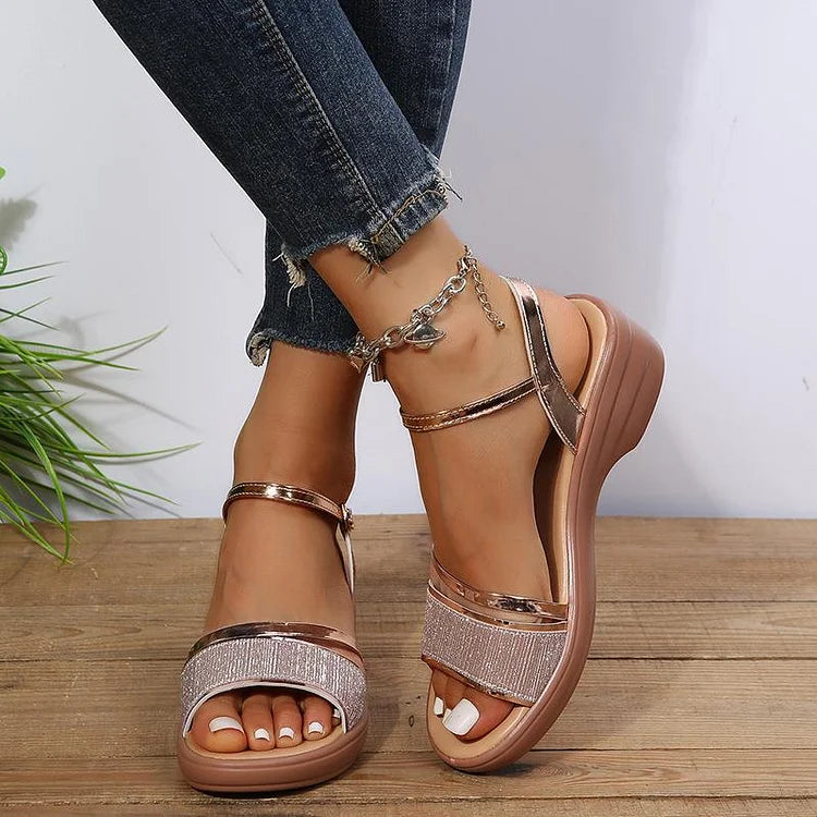 Drune | neue orthopädische Damen High Heels mit offener Zehe