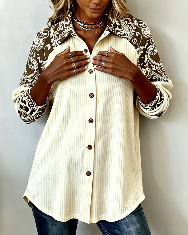 Drune | Lässig Stil und Geometrischem Patchwork