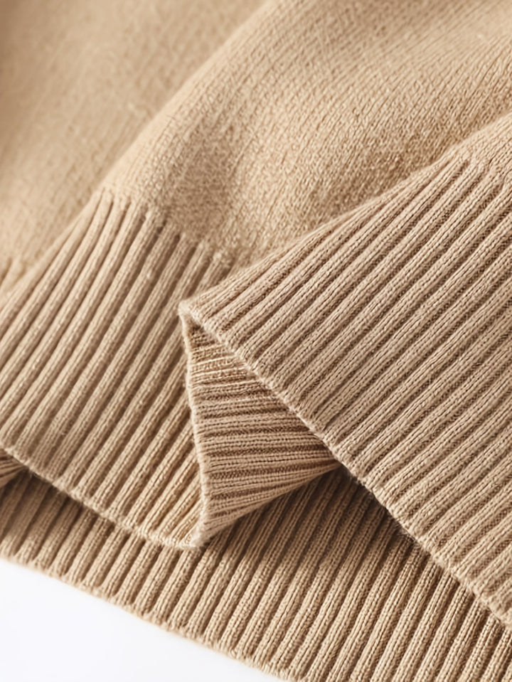 Drune | Strickpullover mit Farbigen Ärmeln Weich und Warm Perfekt Für Den Alltag