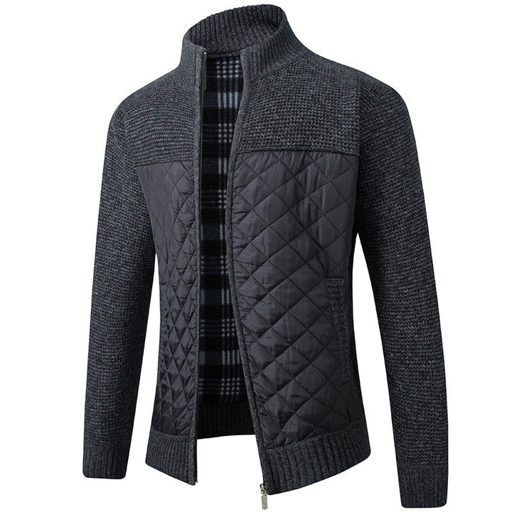 Drune | Strickjacke mit Stehkragen