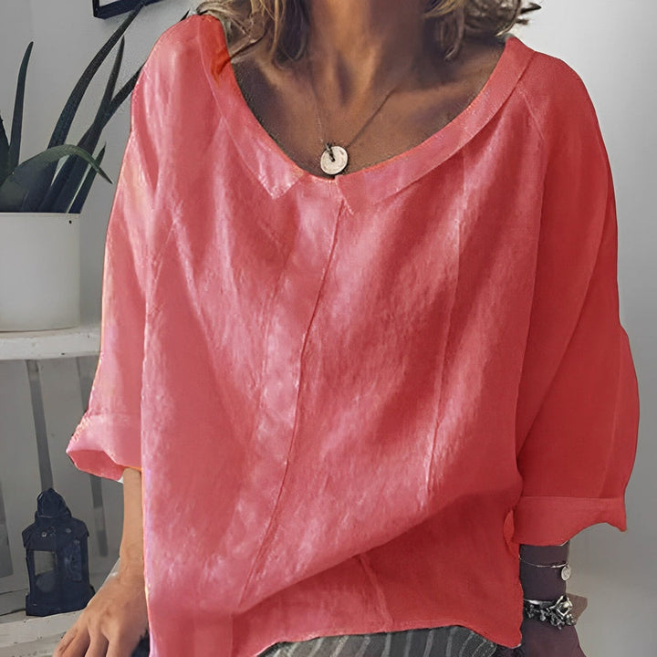 Drune | Bluse Mit Umgeschlagenem Kragen