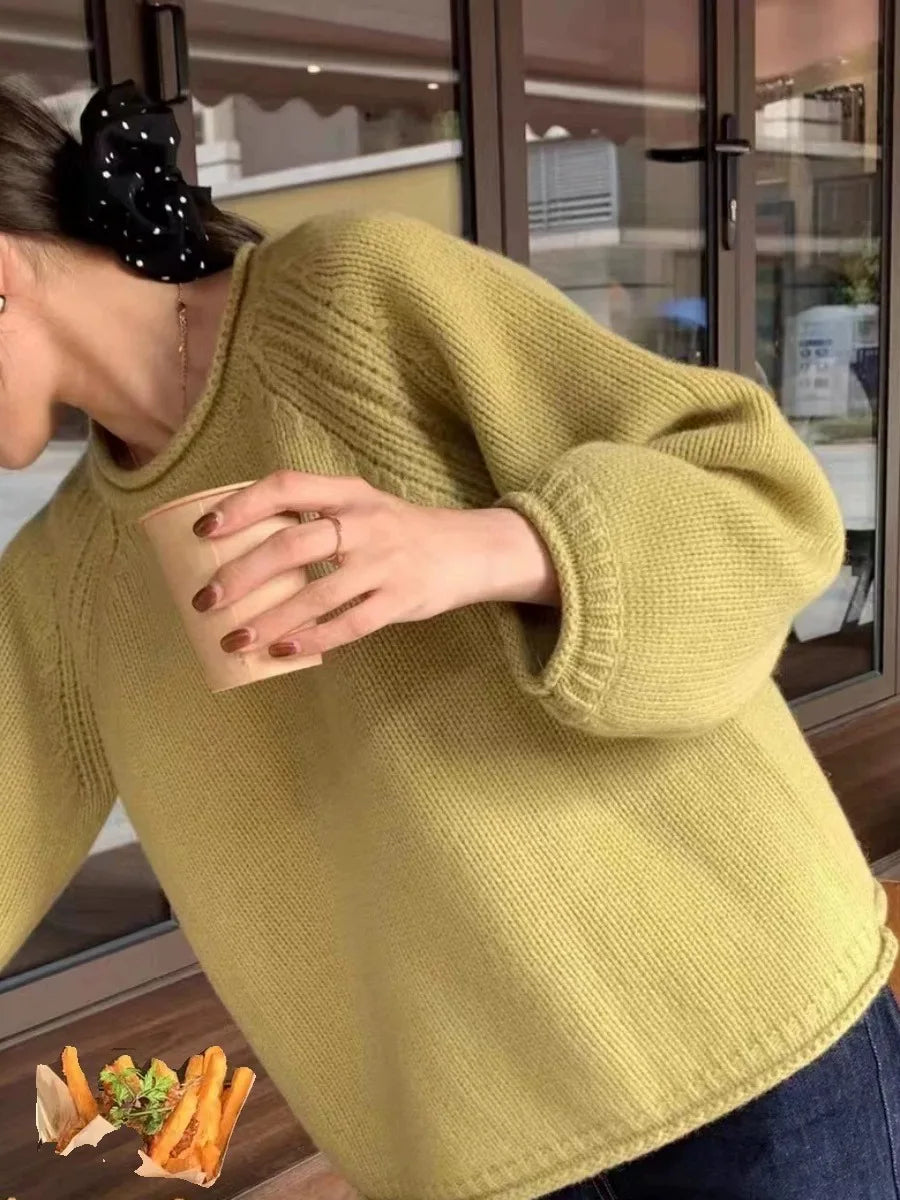 Drune | Cozy oversized knit sweater for casual comfort