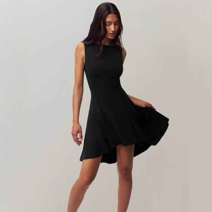 Drune | Ärmelloses Kleid mit Kragen