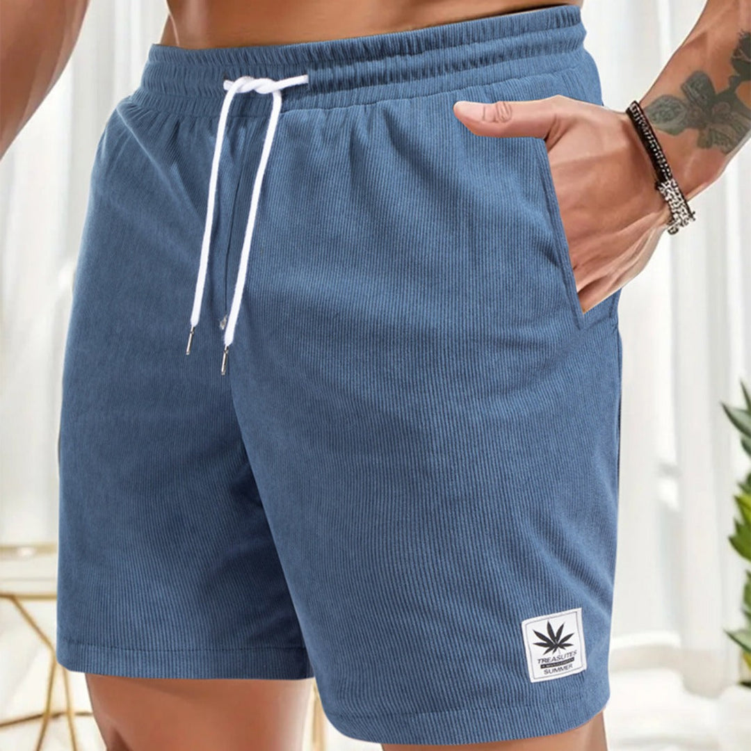 Drune | Sommer Casual Shorts mit Kordelzug