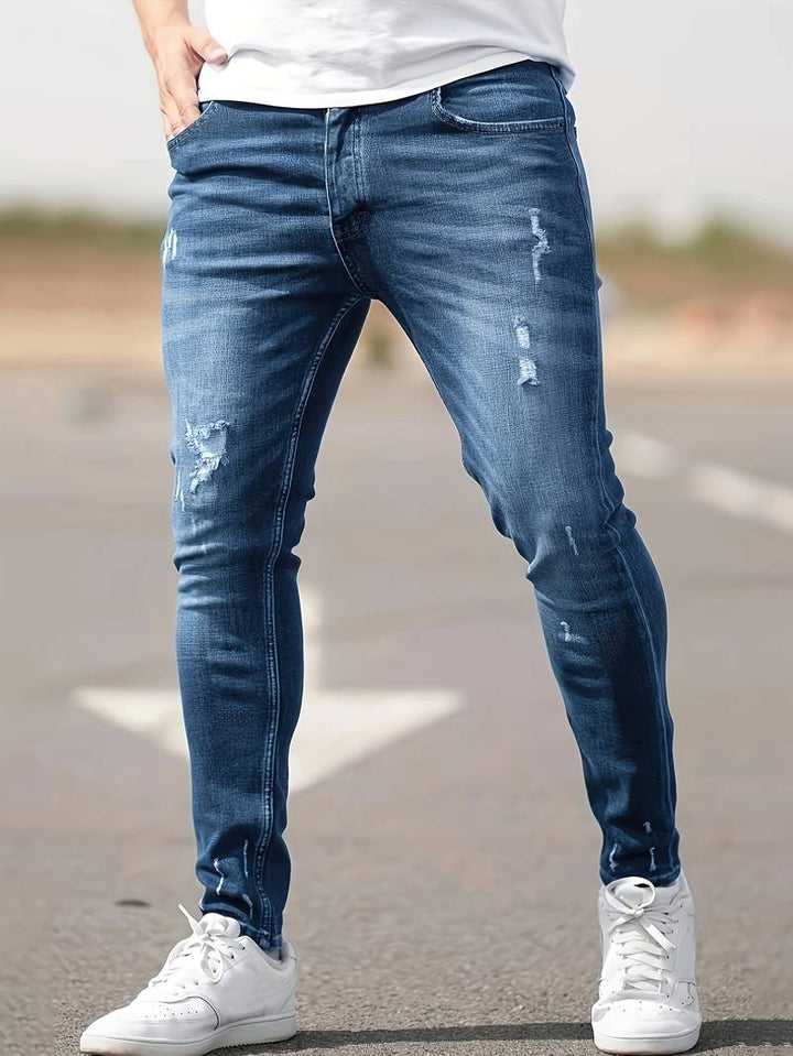 Drune | zerrissene jeans für männer