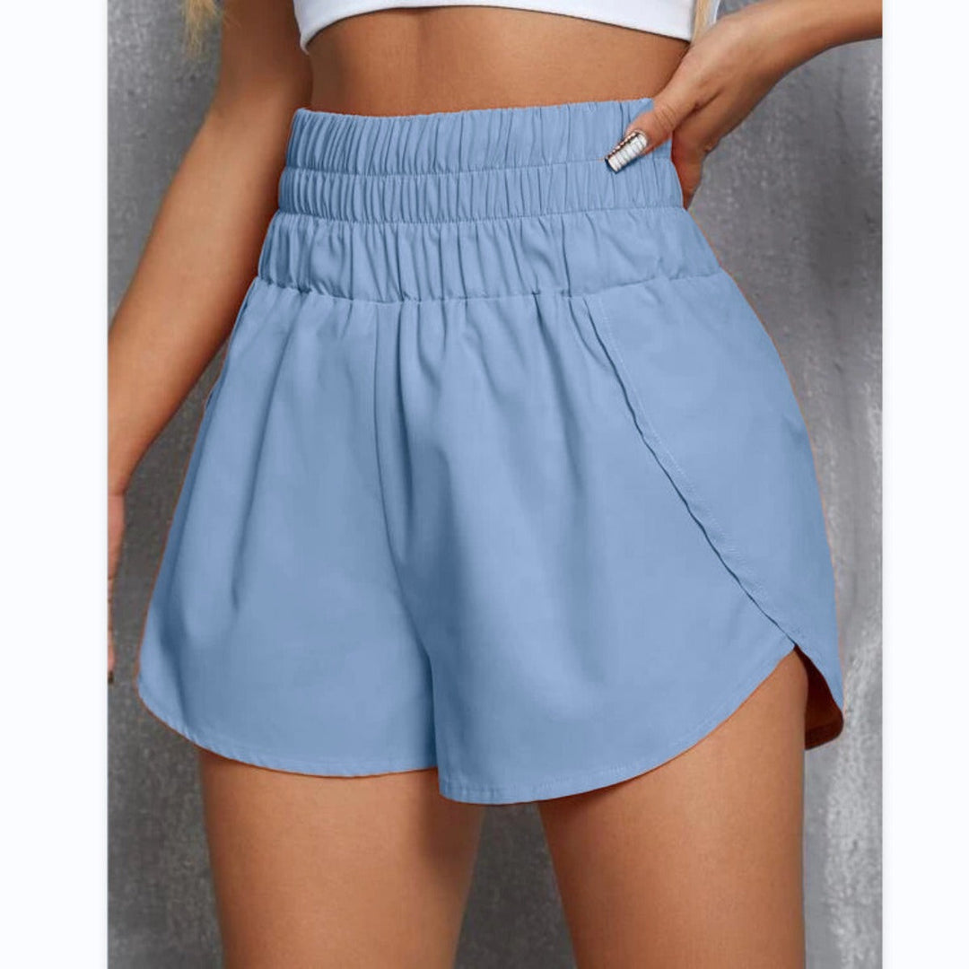 Drune | Lockere Sportshorts mit hoher Taille