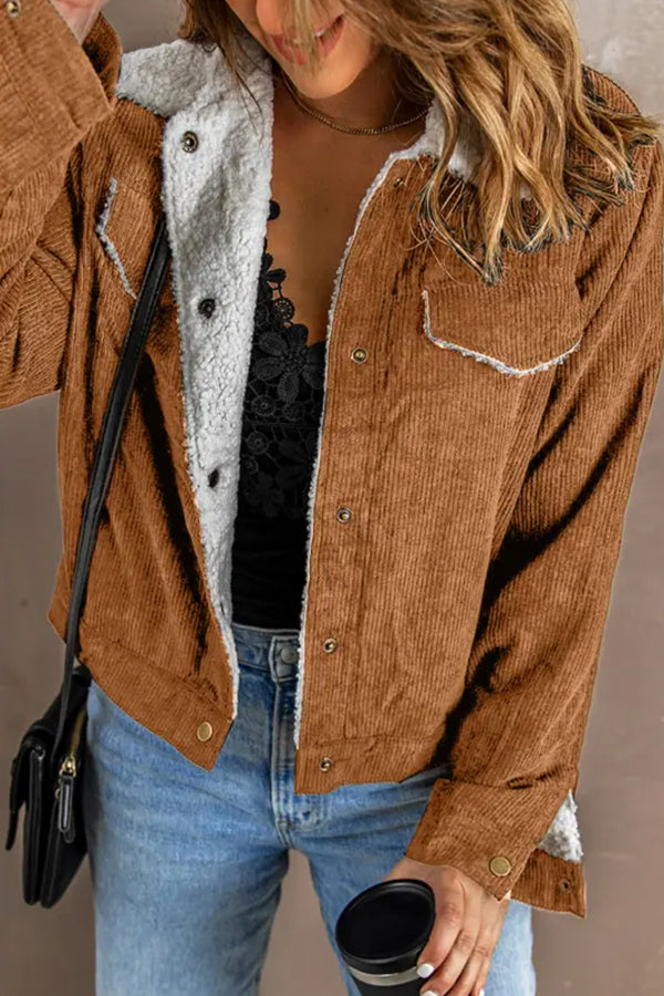 Drune | Lambswool Patchwork Corduroy Jacke