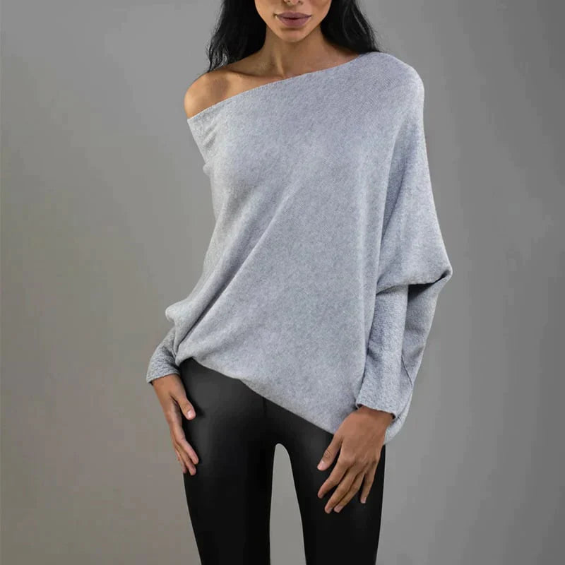 Drune | Asymmetrisch drapierter Pullover