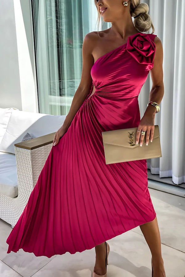 Drune | Blumen Schulterkleid