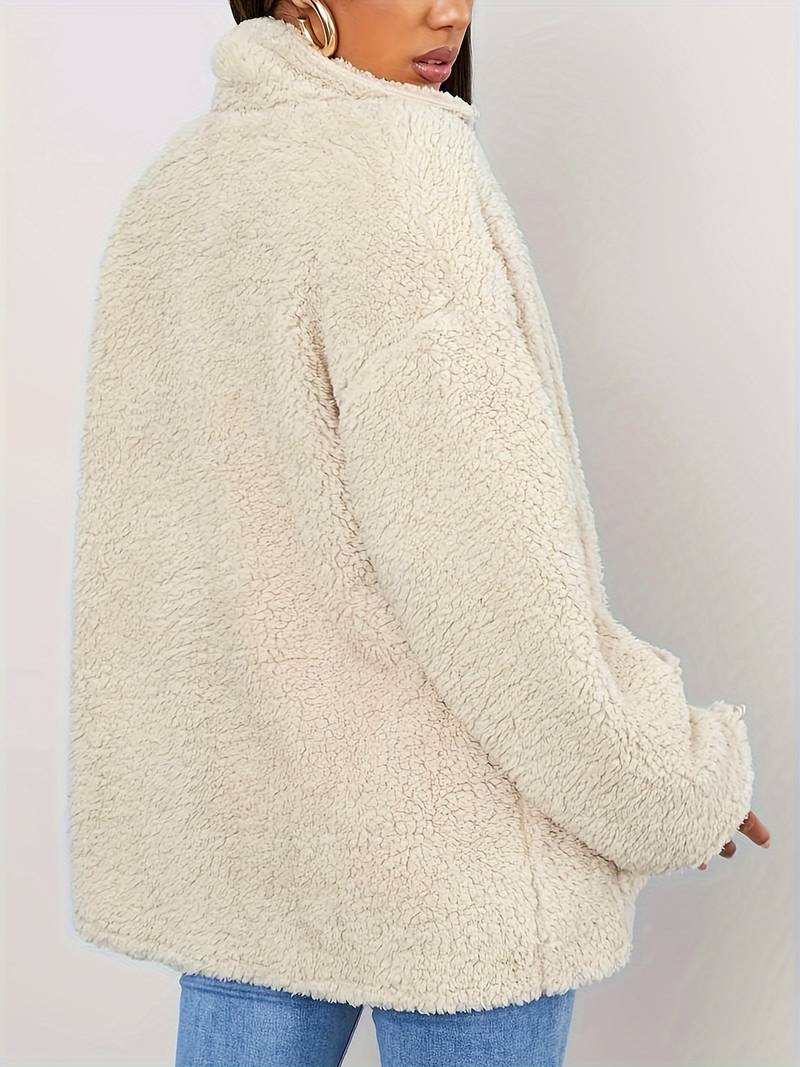 Drune | Stylische Jacke Im Teddy-Design