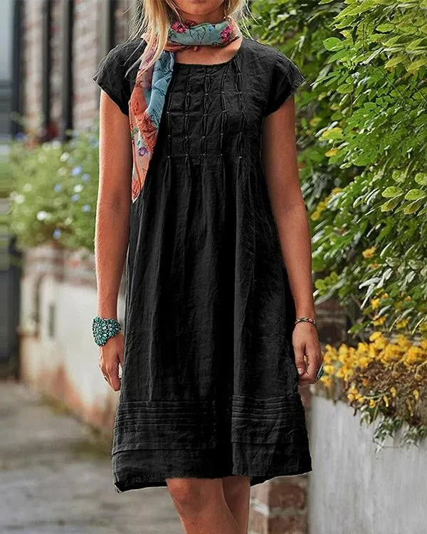 Drune | Vintage und Casual Damenkleider aus Festem Leinen