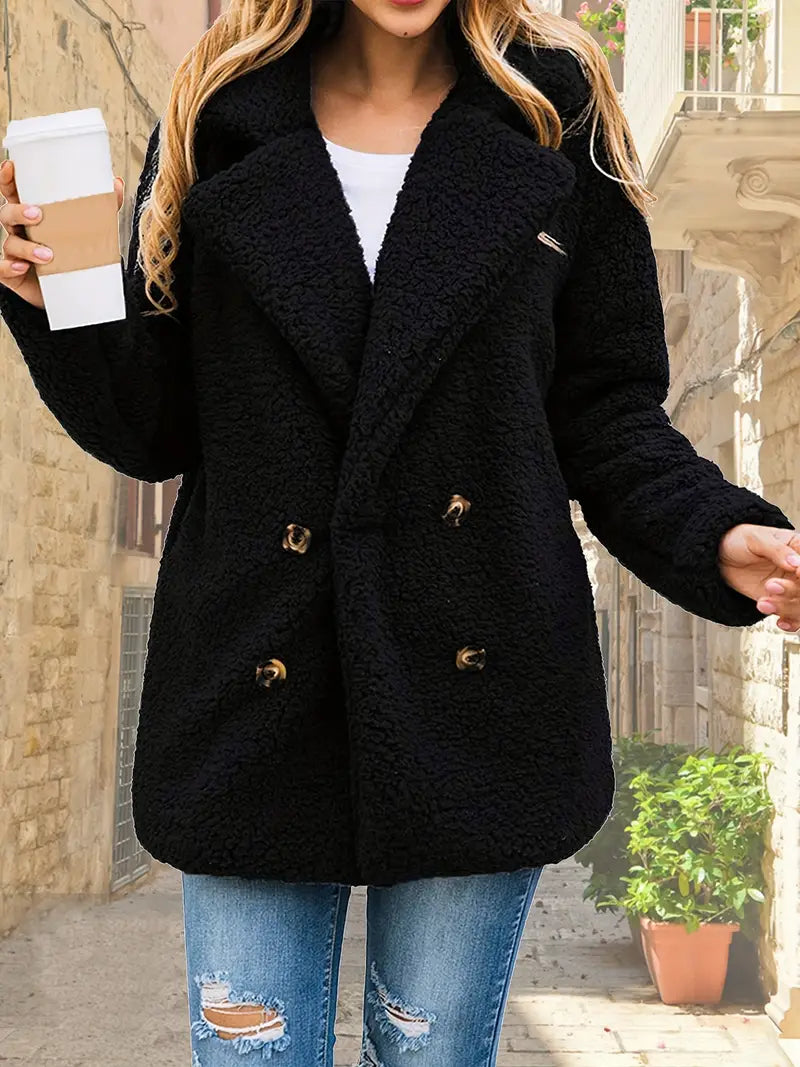 Drune | Fleece-Strickjacke