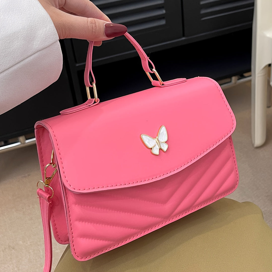 Drune | Modische einfarbige Schultertasche und Umhängetasche