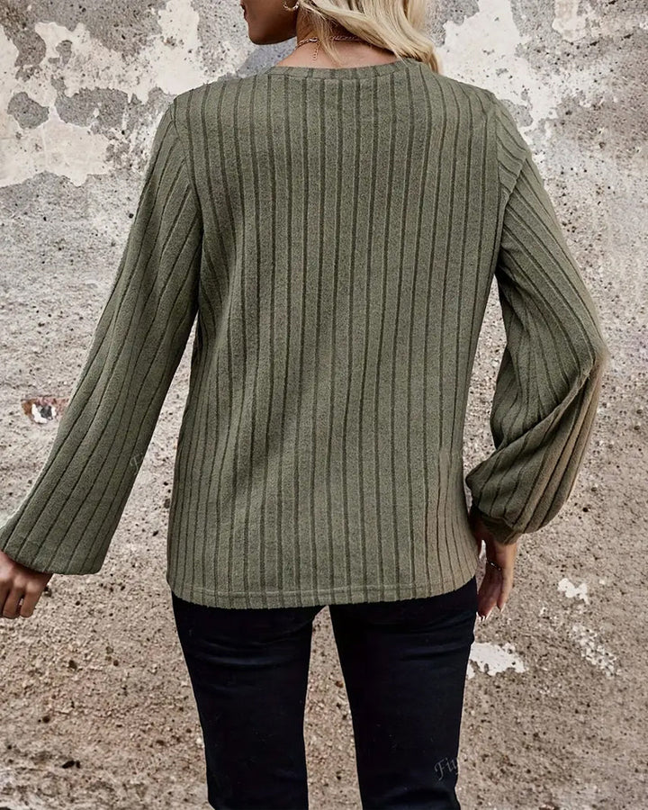 Drune | Rippen Gestrickt Leopardenmuster
