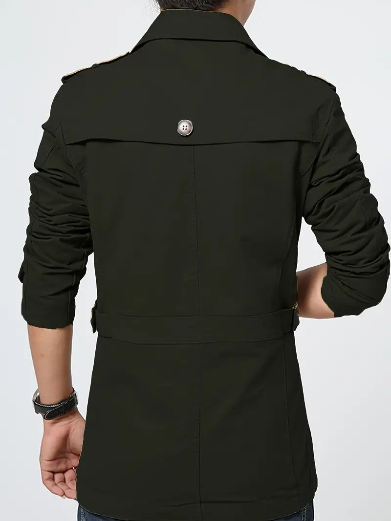 Drune | Herren Große Größe Baumwollwindjacke Für Frühling Und Herbst