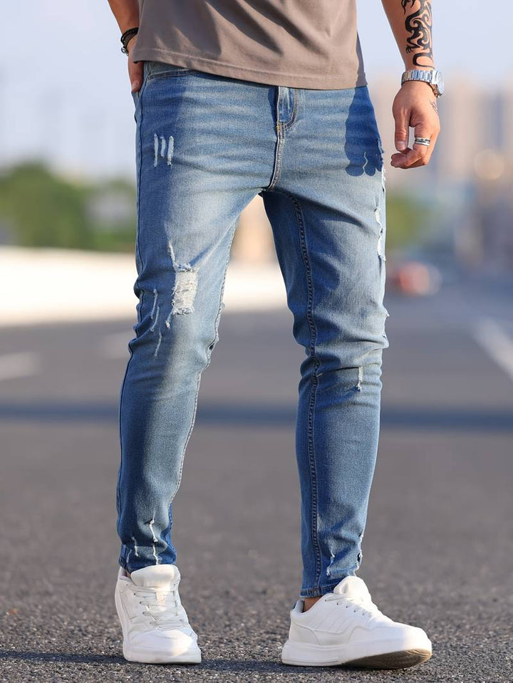 Drune | zerrissene jeans für männer