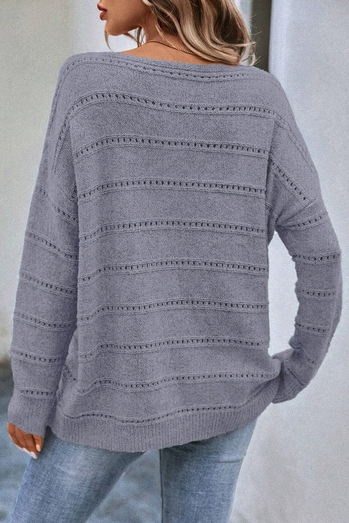 Drune | Strickpullover Mit Aufwendigen Details Für Frauen