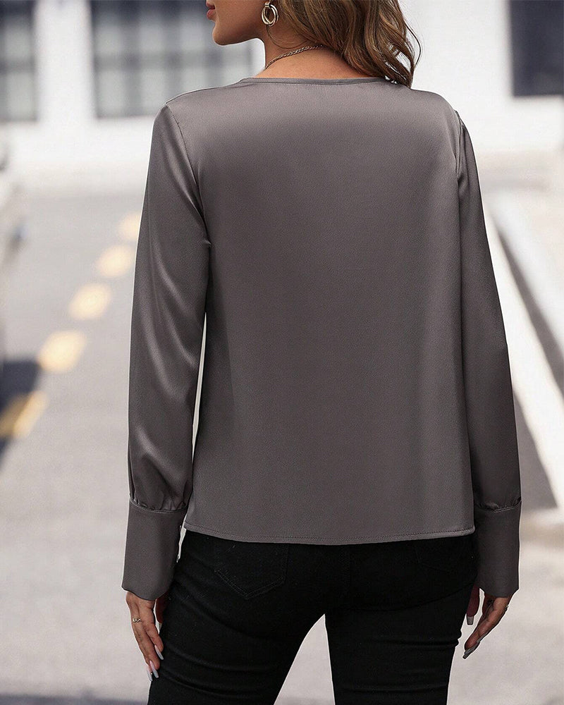 Drune | Bluse mit Falten