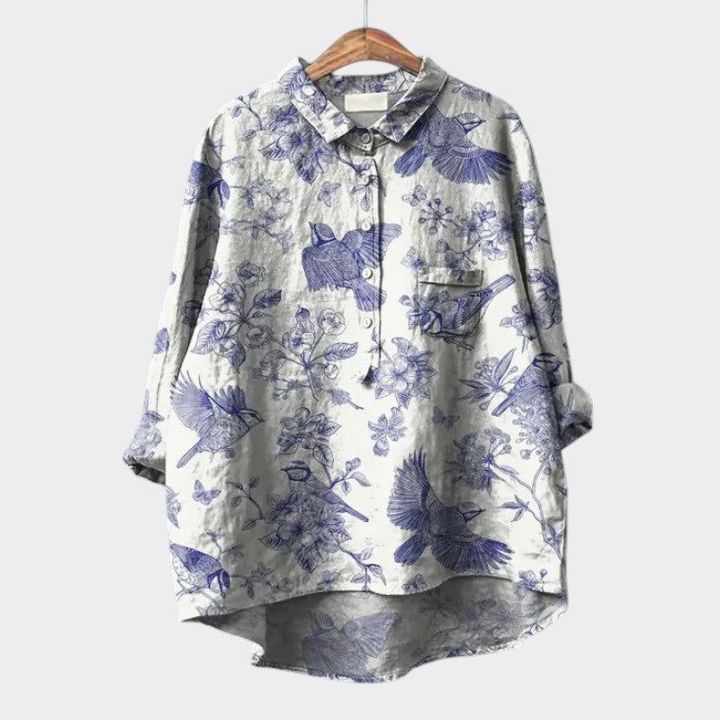 Drune | Weiche Bluse mit fließendem Schnitt