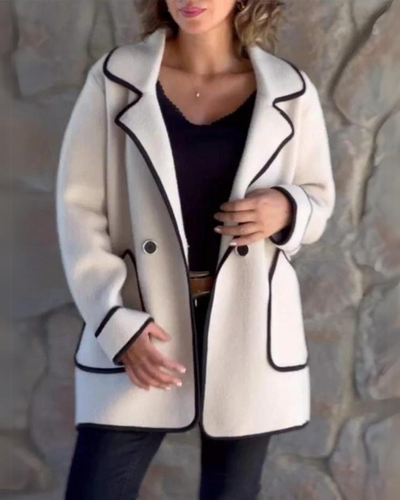 Drune | Kontrastfarbe Freizeitjacke
