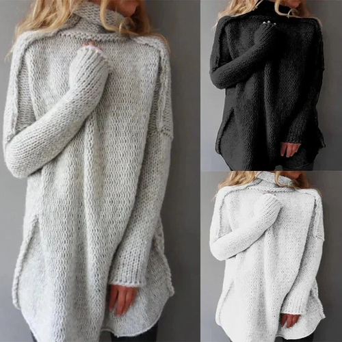 Drune | Pullover Rollkragen - Einfarbig für den Winter