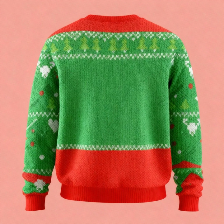 Drune | Weihnachts-Slogan-Druck Unisex Hässlicher Weihnachtspullover - Lustiger Feiertagsparty-Pullover