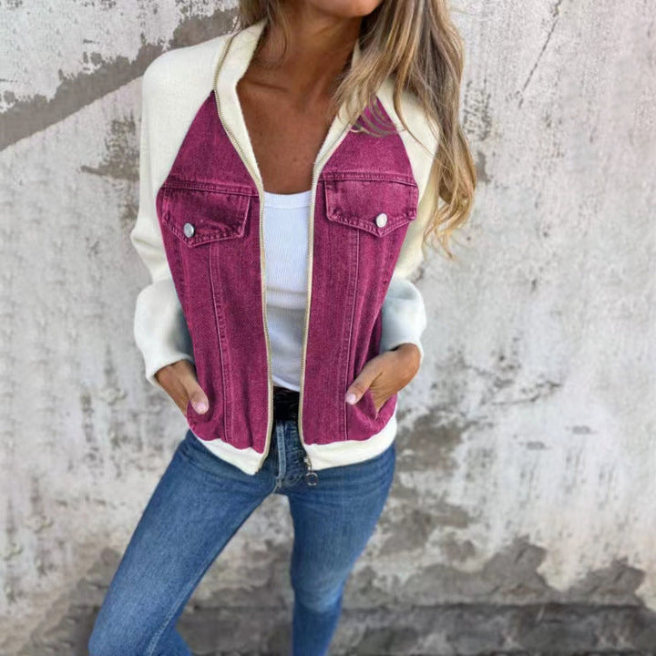 Drune | Moderne Jacke mit Denim