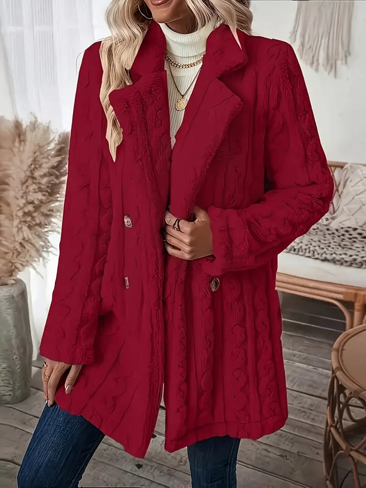 Drune | Weicher Thermal-Mantel für Damen mit Langen Ärmeln Chic