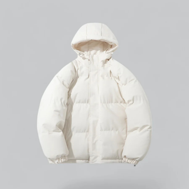 Drune | Winter Klassische Daunen Reißverschluss Jacke - Kapuzen
