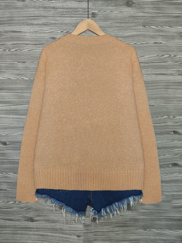 Drune | Strickpullover mit Katzendesign Acrylmischung Komfortabel und Stilvoll