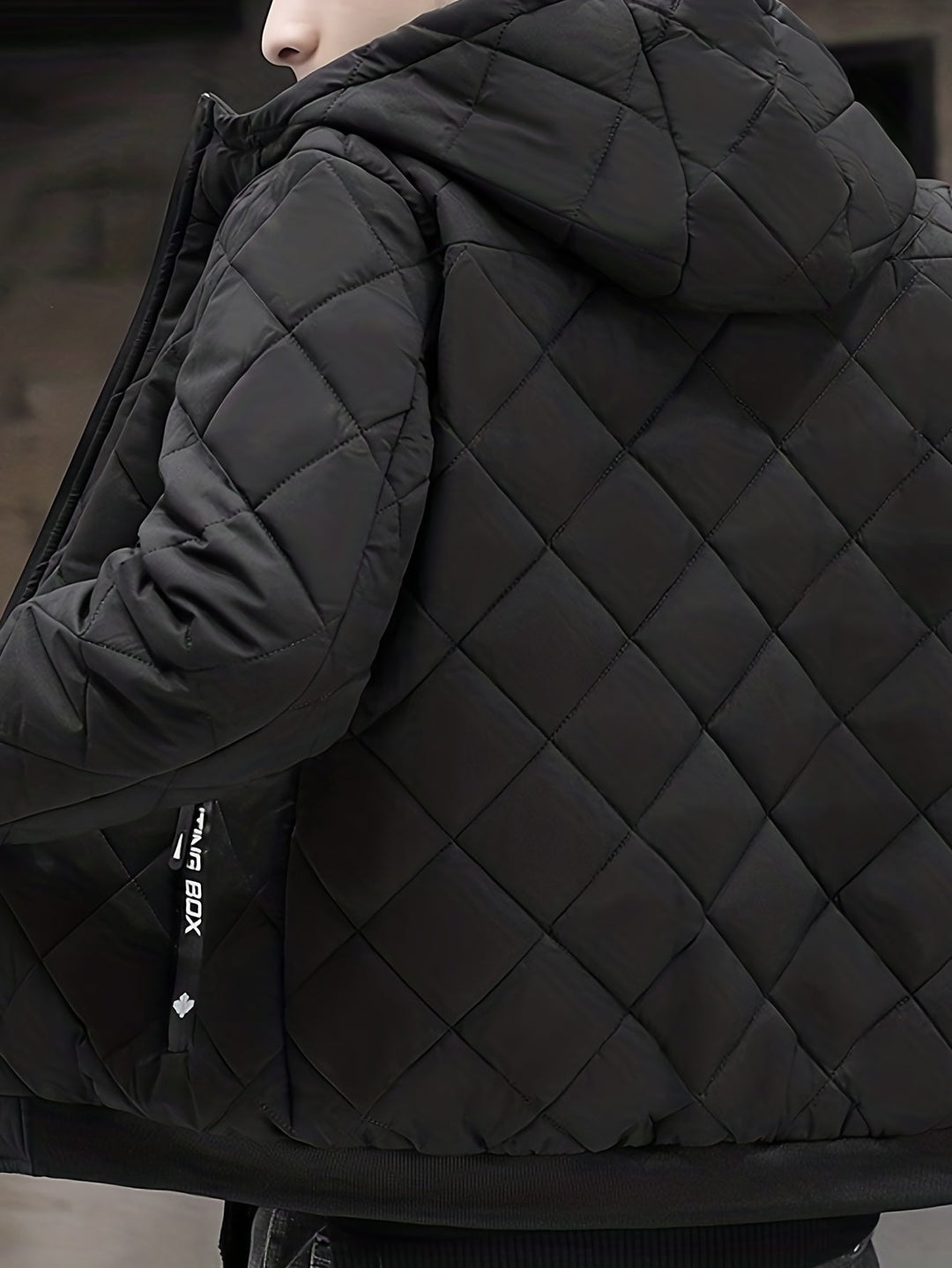 Drune | Warme Plüsch Kapuzen Winterjacke Für Herren - Perfekt für Wintertage