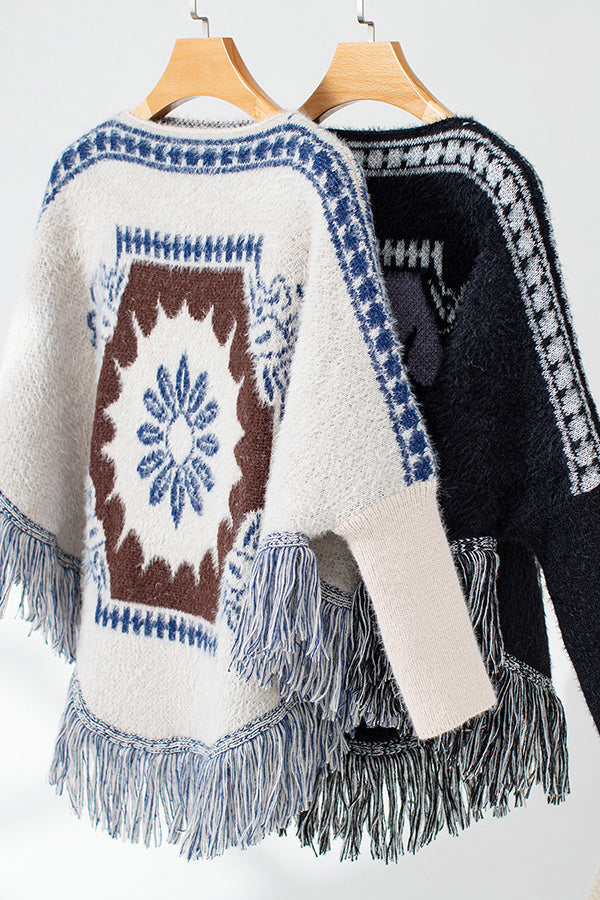 Drune | Strickpullover mit Quasten-Saum