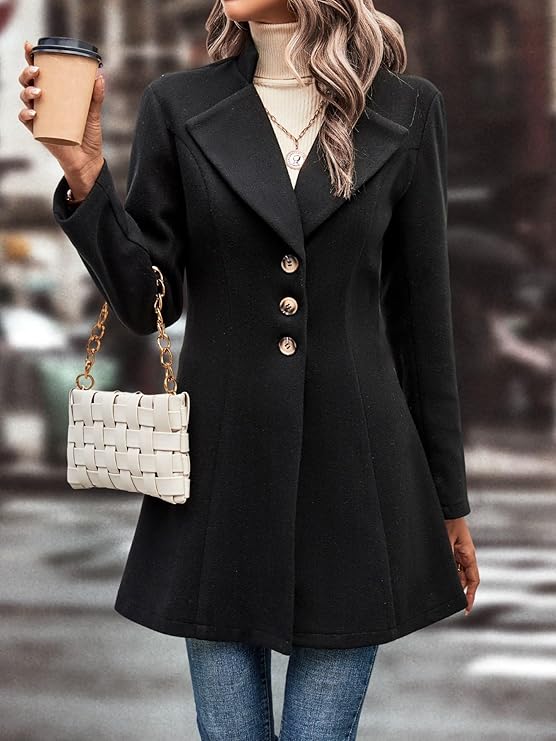 Drune | taillierte Blazerjacke für Damen - raffinierte lange Jacke