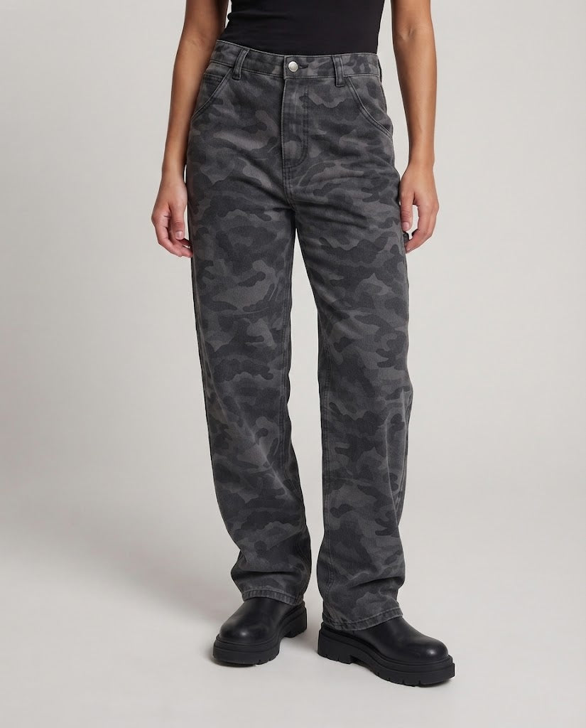 Damenmode Camouflage-Hose Drune
