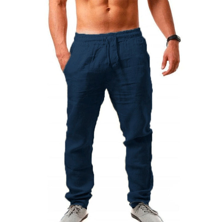 Drune | Atmungsaktive Leinen Hosen Für Herren Im Lässigen Stil