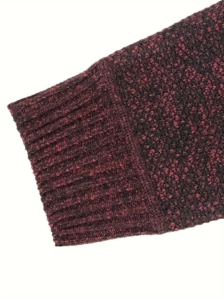 Drune | Lässiger Pullover mit Reißverschluss für Männer