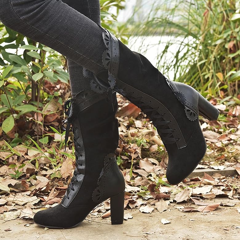 Drune | Stiefel mit Hohem Absatz
