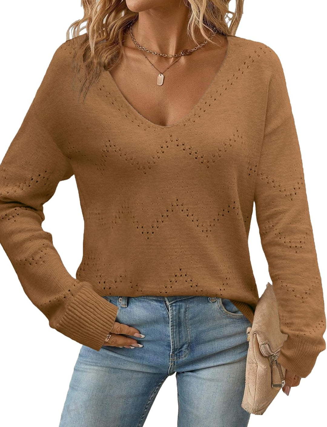 Drune | Elegantes Langarm-Top Damen