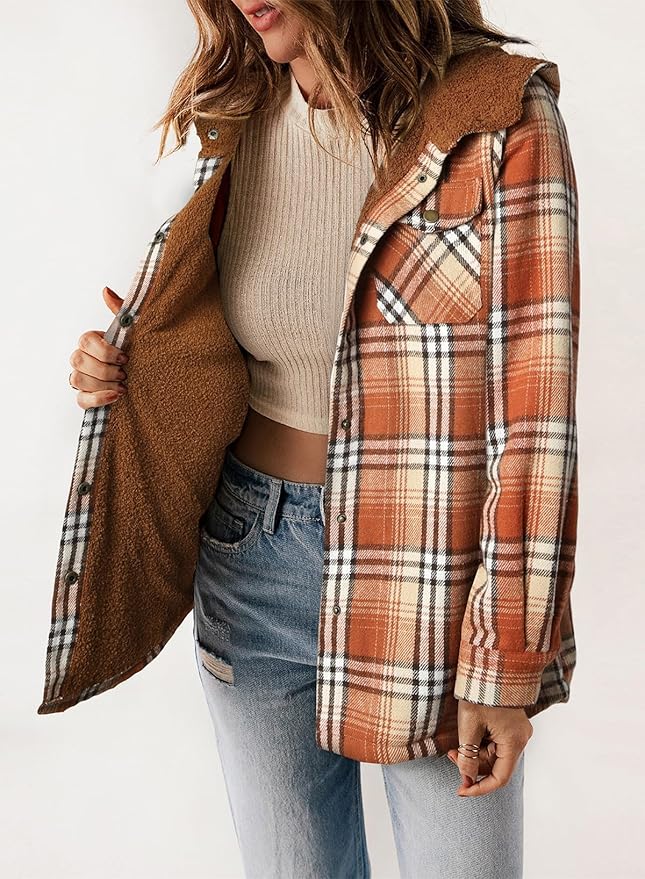 Drune | Kariertes Futter Hemdjacke
