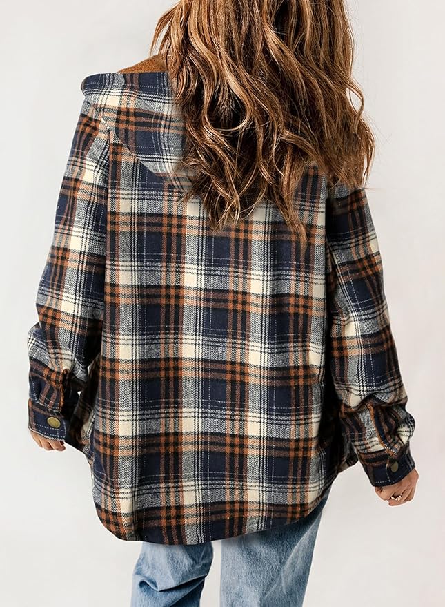 Drune | Kariertes Futter Hemdjacke