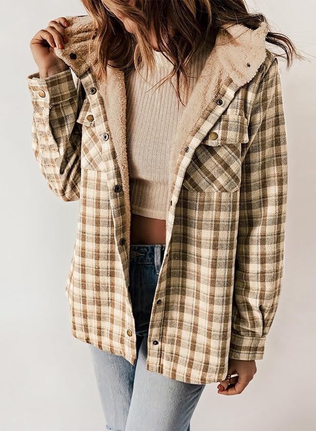 Drune | Kariertes Futter Hemdjacke